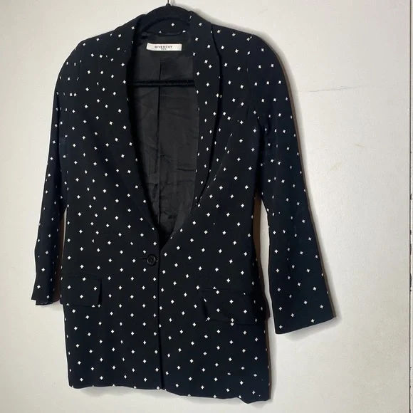 Givenchy Blazer Star Dust Black White Jacket